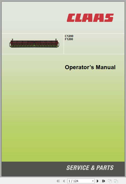 Class C1200 F1200 Operators Manual 1