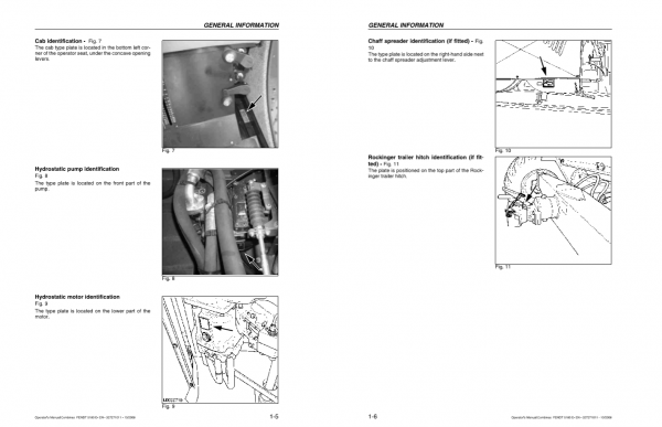 Fendt Eu Harvesting 5180 E Combines Operators Manual 1857671Y 3