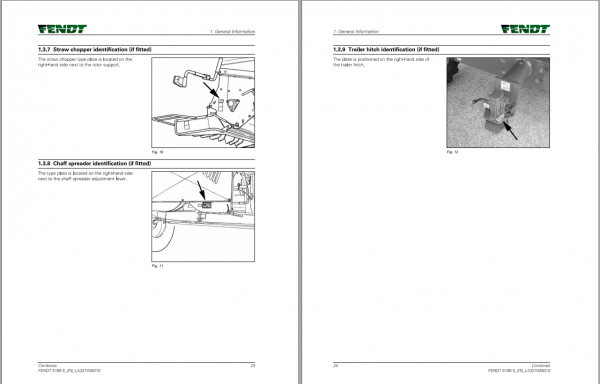 Fendt Eu Harvesting 5185E Combines Operators Manual 2019 3274353F 3
