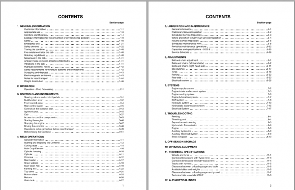 Fendt Eu Harvesting 5220 E Combines Operators Manual 2012 1857673B 2