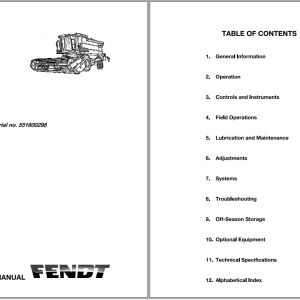 Fendt Eu Harvesting 5220 E Combines Operators Manual 2014 L273142F 1
