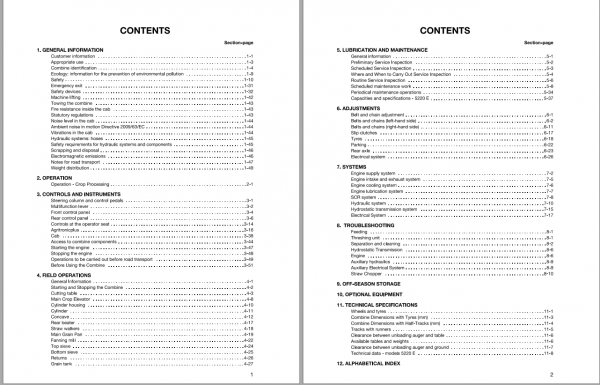 Fendt Eu Harvesting 5220 E Combines Operators Manual 2014 L273142F 2