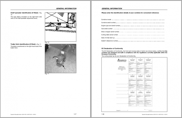 Fendt Eu Harvesting 5220 E Combines Operators Manual 2014 L273142F 3