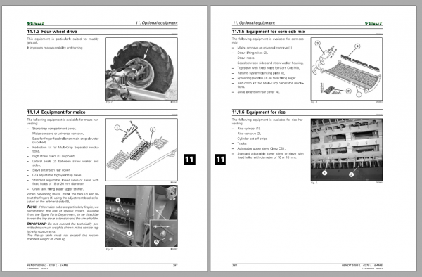 Fendt Eu Harvesting 5255l 6275l Combine Operators Manual 20153273073F 3