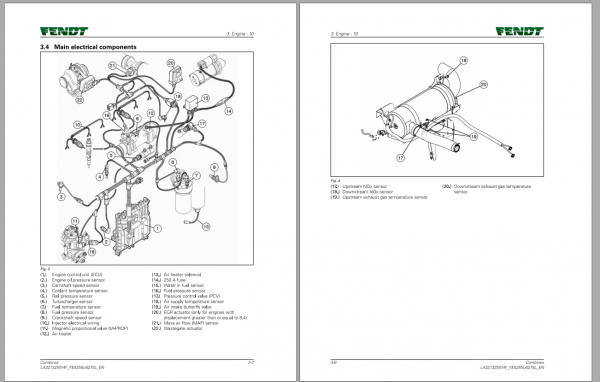 Fendt Eu Harvesting 5255l 6275l Combines Workshop Service Manual 2018 3273254F 3