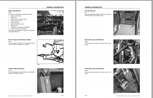 Fendt Eu Harvesting 5255l MCS 6275l MCS Combines Operators Manual 201 3 1