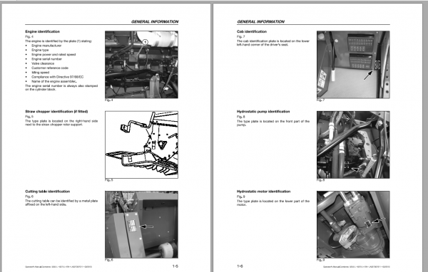 Fendt Eu Harvesting 5255l MCS 6275l MCS Combines Operators Manual 201 3