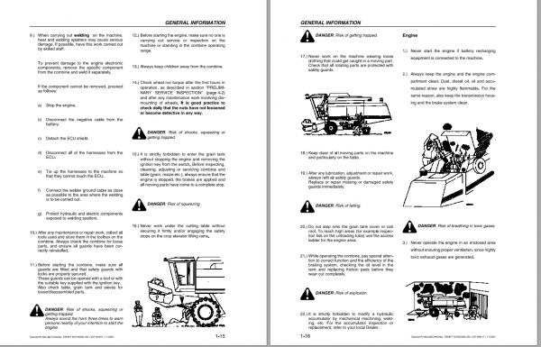 Fendt Eu Harvesting 5270 6300 Combines With Power Flow Table Operator Instructi 3