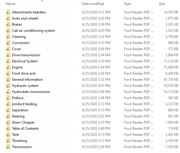 Fendt Eu Harvesting 5275C 6335C Combines Workshop Service Manual 2018 3273015F 1