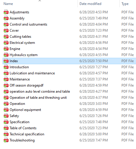 Fendt Eu Harvesting 7 8 9 7T 8T 9T 7PL 8PL 9PL Ideal Combine2018 Operator Manual