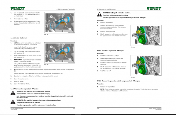 Fendt Eu Harvesting 7 8 9 7T 8T 9T 7PL 8PL 9PL Ideal Combine2019 St5 Operator Manual 3