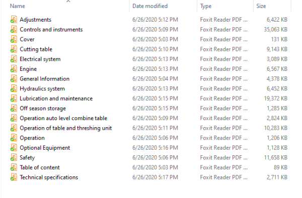 Fendt Eu Harvesting 8380P 8410P Combines Operators Manual 2017 D31571M5 1