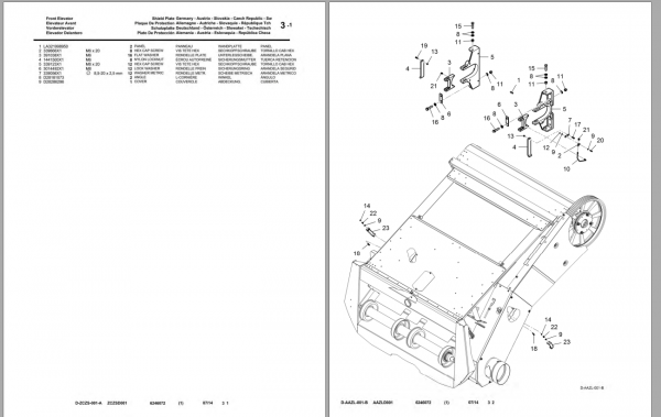 Fendt Eu Harvesting 8380P 8410P Combines Series Repair Time Schedule Manual 3