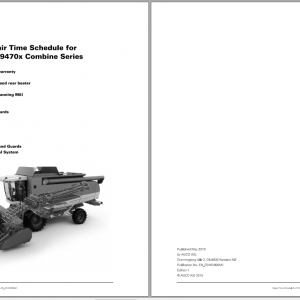 Fendt Eu Harvesting 9470X Hybrid Combines Repair Time Schedule D3152900 1