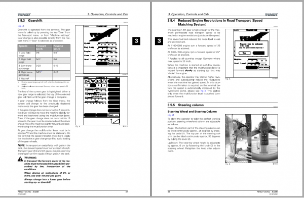 Fendt Eu Harvesting 9470X Hybrid Stage 3a Combines Operators Manual D3152199 3