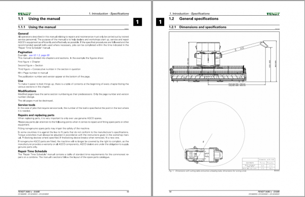 Fendt Eu Harvesting 9490X Hybrid T4FCombines Workshop Service Man 3