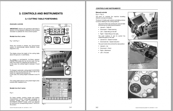 Fendt Eu Harvesting Cutting Table FreeFlow Operators Manual 2012 1857673E 2