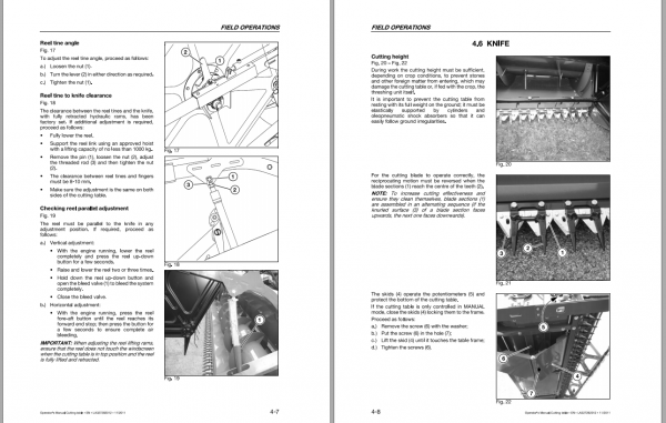Fendt Eu Harvesting Cutting Table FreeFlow Operators Manual 2012 1857673E 3