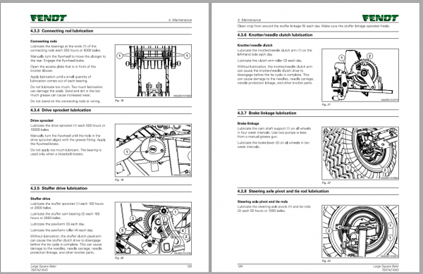 Fendt Eu Hay Equipment 1290 Ultra Hd Large Square Baler ce Operator Manual 3