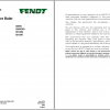 Fendt Eu Hay Equipment 870 990 1270 1290 12130 Baler Operator Manual 2