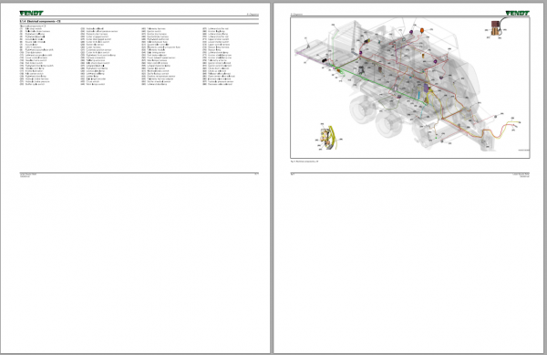Fendt Eu Hay Equipment 870 990 1270 1290 1290xd 12130 Large Square Baler Service Man 3