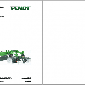 Fendt Eu Hay Equipment Former 10065PRO Operators Manual 2016 Fel16876404 EN 1