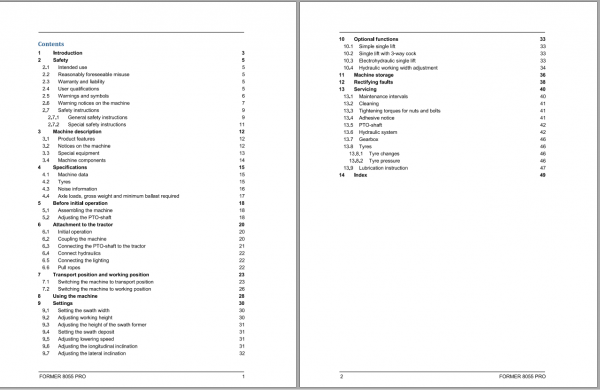 Fendt Eu Hay Equipment Former 8055PRO Operators Manual 2016 Fel16875804 EN 2