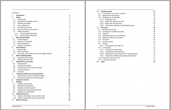 Fendt Eu Hay Equipment Slicer 320P Opertors Manual 2016 Fel13906404 EN 2
