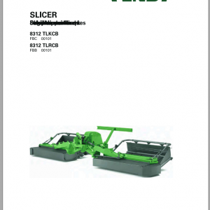 Fendt Eu Hay Equipment Slicer 8312TLKCB 8312TLRCB Operators Manual 2016 Fel13945604 EN 1
