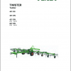 Fendt Eu Hay Equipment Twister 401DS 401DN 431DN 601DN Operators Manual 2016 Fel15 1