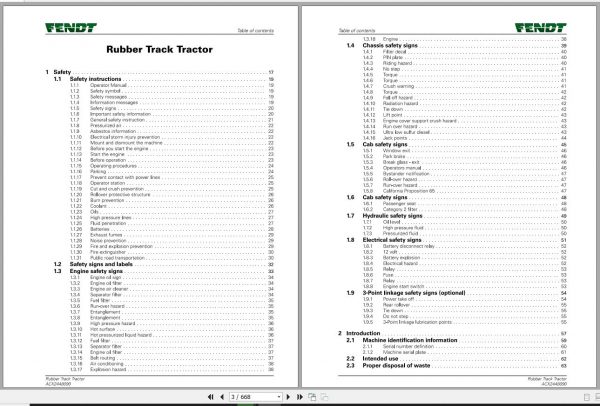 Fendt EuTractor 938 Vario MT 940 Vario MT 943 Vario MT stage 5 Engine Operator Manual
