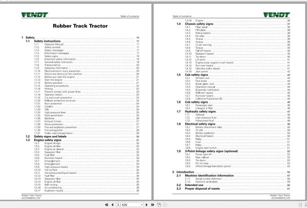 Fendt EuTractor 938 Vario MT 940 Vario MT 943 Vario MT tier 3 Engine Operator Manual 2