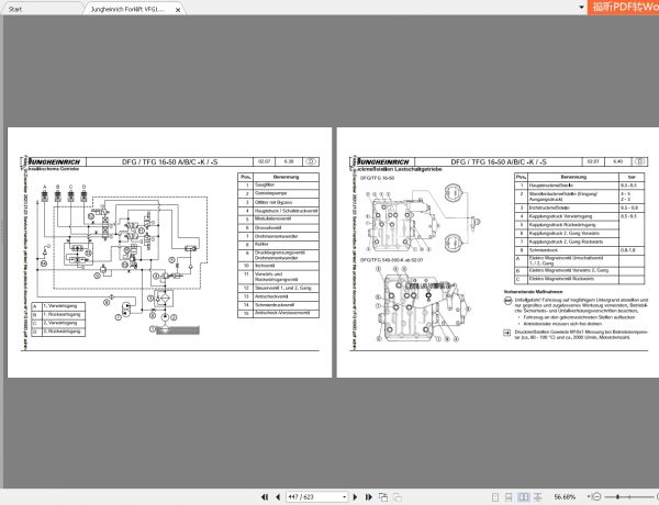 Jungheinrich Forklift Updated 112018 DE Full Service Manuals PDF DVD 5