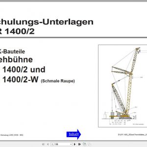 Liebherr Crawler Crane LR1400 2 Training ManualDE 1