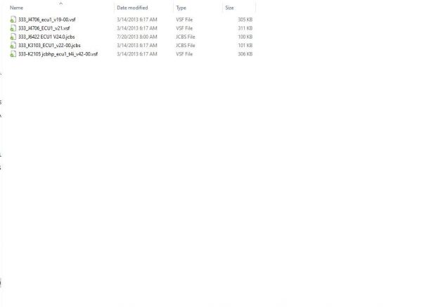 Machine JCB Softwares Collection ECM ECU 6