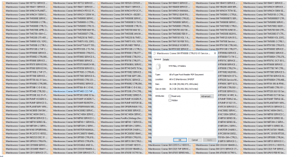 Manitowooc Cranes Care All Models Service Manuals 1