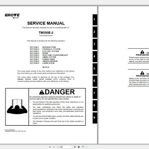 Manitowooc Cranes Care All Models Service Manuals 3