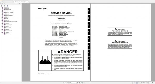 Manitowooc Cranes Care All Models Service Manuals 3