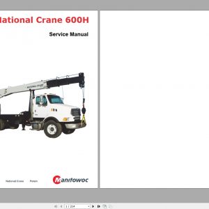 Manitowooc Cranes Care All Models Service Manuals 6