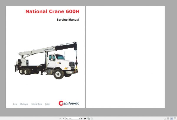 Manitowooc Cranes Care All Models Service Manuals 6