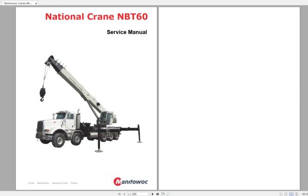 Manitowooc Cranes Care All Models Service Manuals 8