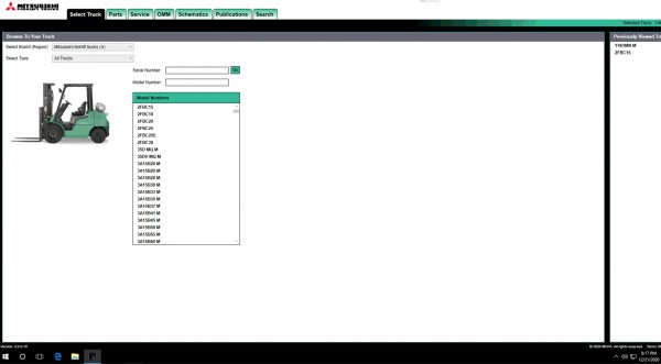 Mitsubishi Forklift Trucks MCFA 122020 Spare Parts Catalogue 11