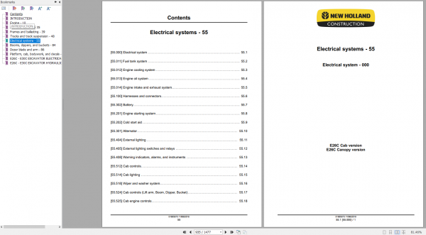 New Holland Excavator E26C Service Manual 4
