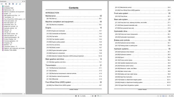 New Holland Forage Harvester FR450 FR920 Service Manual48024891A 2