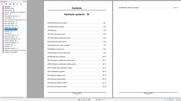 New Holland Forage Harvester FR480 FR920 Service Manual51692627 3