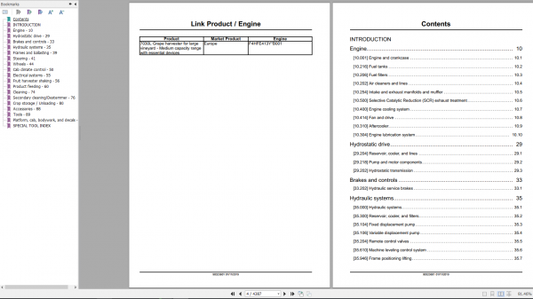 New Holland Grape Harvester 7030L Service Manual90323601 2