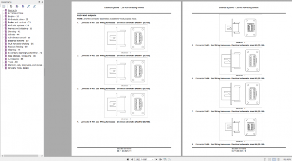 New Holland Grape Harvester 7030L Service Manual90323601 3