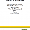New Holland Sidewinder II Tractor T7275 T7290 T7315 AutoCommand Service Manual51643500 1