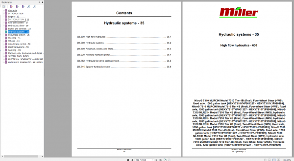 New Holland Sprayer Nitro 7310 T4B Service Manual48193223 3