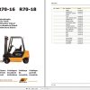 Still Diesel Forklift Truck R70 16 18 7052 7056 Spare Parts List 1